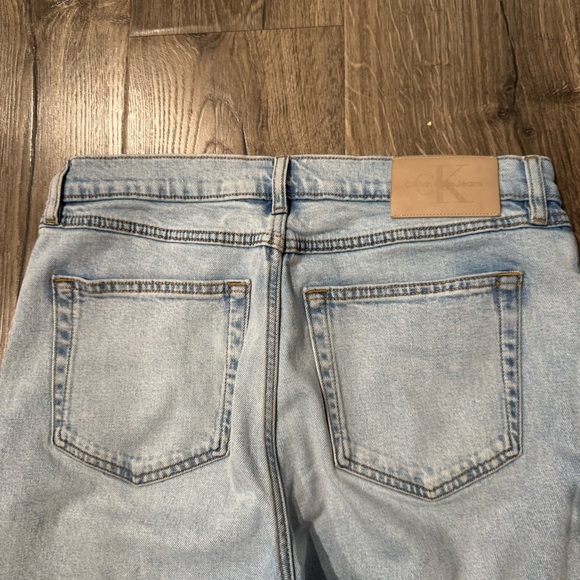 Calvin Klein CK light Blue Signature 90s Straight Leg Jeans size 30 women - Picture 13 of 15